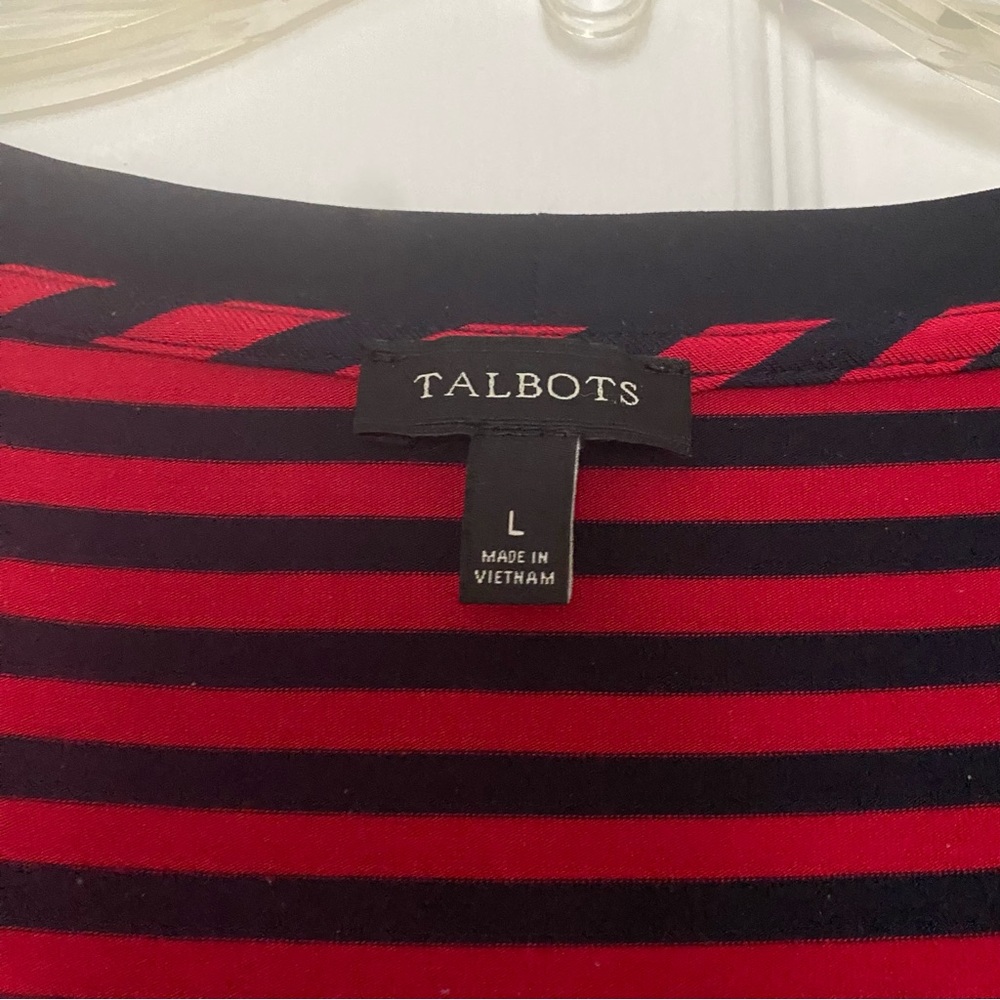 Talbots Large Nautical Theme Top - image 3
